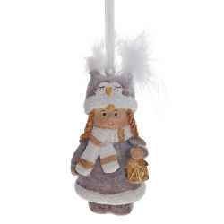 GAEM Изделие декоративное подвесное "Девочка", L4,5 W3,5 H8 см, 2в.