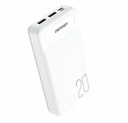 Портативный аккумулятор DENMEN DP10 20000мА Чёрный