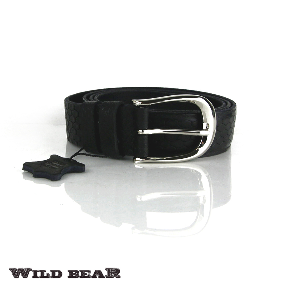 Ремень WILD BEAR RM-021f Black Premium