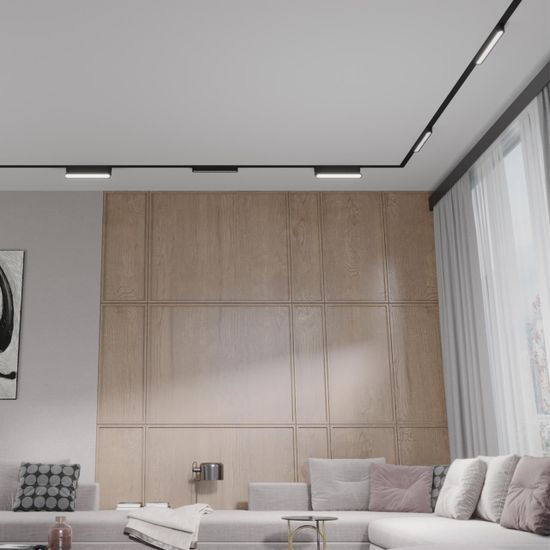 359080 SHINO NT23 180 черный Трековый светильник для низковольтного шинопровода IP20 LED 12W 48V 4000K 720Лм SMAL