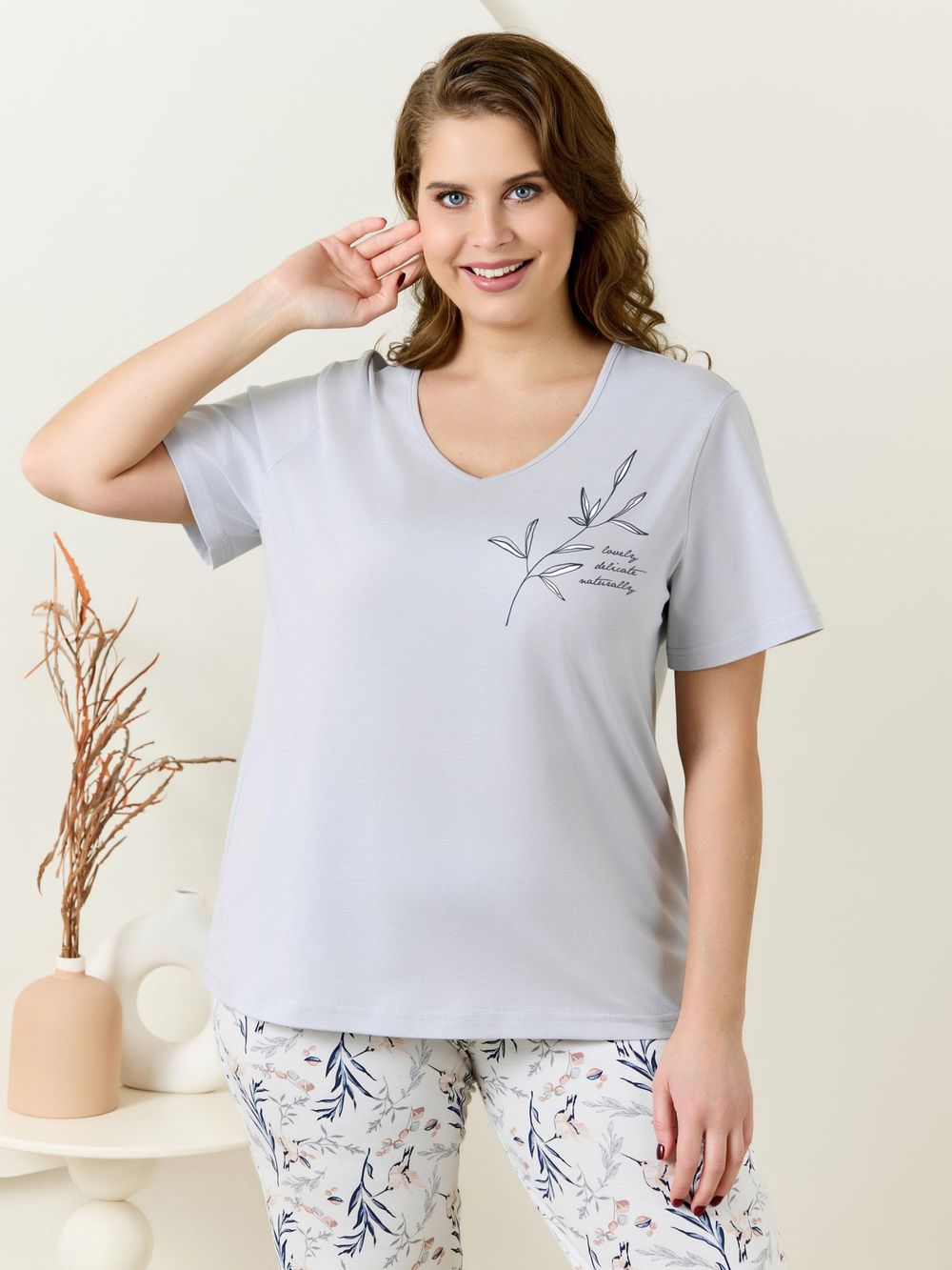 Пижама Рельеф-2 Виотекс СВЕТЛО-СЕРЫЙ