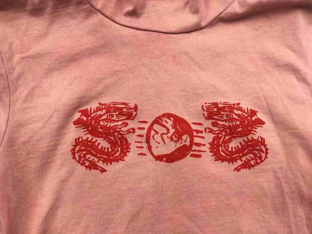 Водолазка Goldmans Драконий мир Женская Лососевая