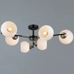 IL0469-6CSQ-24 BK AB LIBRA светильник потолочный