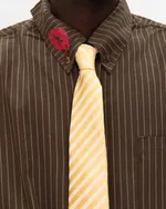 Галстук Ovum Полосатый Yolk Satin