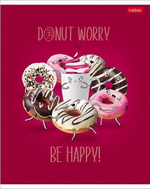Тетрадь А5 48л. клетка "Donut Worry" (Хатбер)