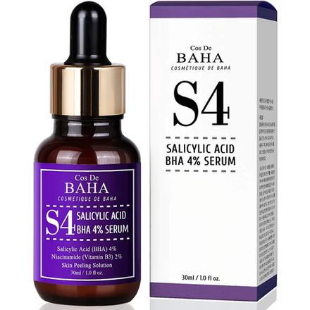 COS DE BAHA  Сыворотка с салициловой кислотой Salicylic Acid 4% Serum (S4) 30 мл.