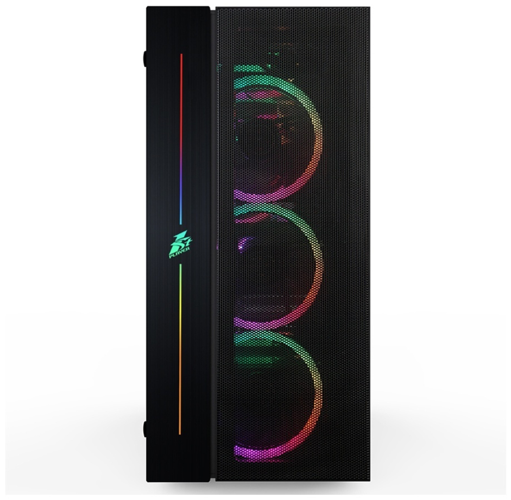 Корпус 1STPLAYER B7-BK-4M3C4 черный