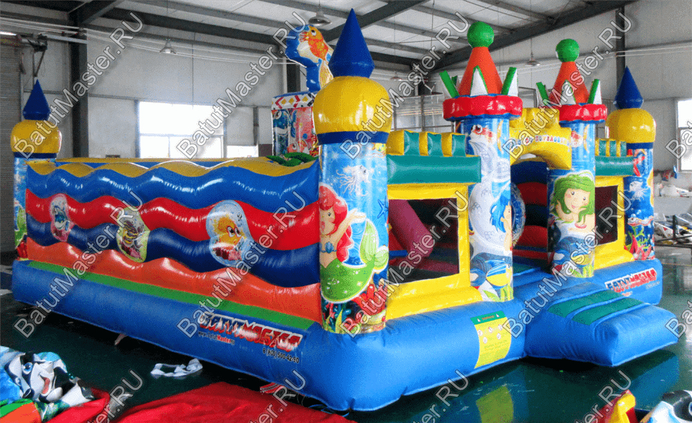 Коммерческий надувной батут "Приключения на море" 6*5*2,8 м