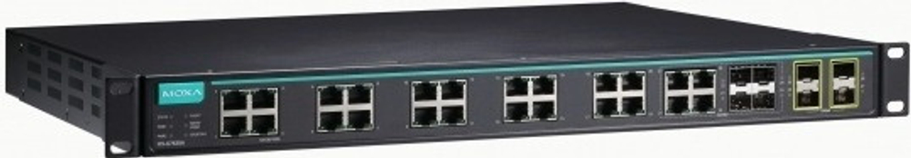Коммутатор управляемый MOXA ICS-G7828A-4XG-HV-HV-T