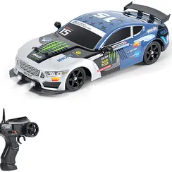 Радиоуправляемая машина для дрифта HB Ford Mustang (4WD, свет, пар, акб, 1:16) - SC16A05