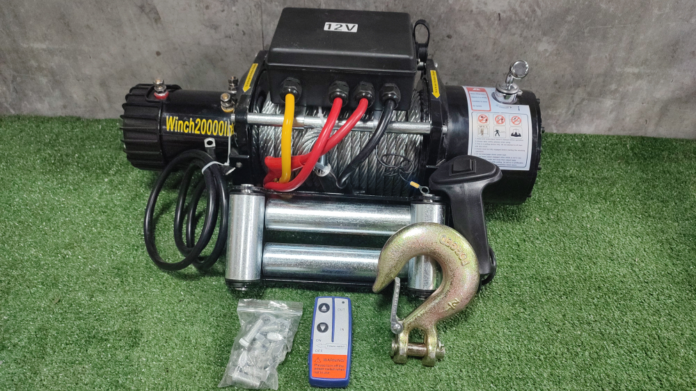 Лебeдка 20000 LBS метaлл 24 вoльта