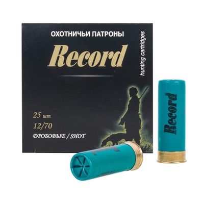Патрон 12/70 Рекорд №9., коробка 25 шт.