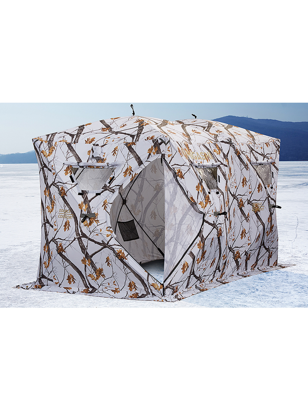 Палатка для зимней рыбалки HIGASHI Double Winter Camo Comfort