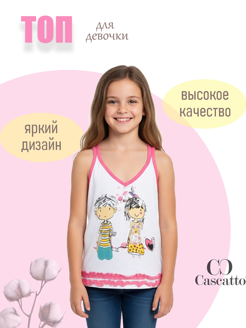 Топ для девочки с завязками