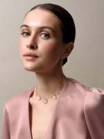 Чокер "Amour" с горным хрусталем Gold