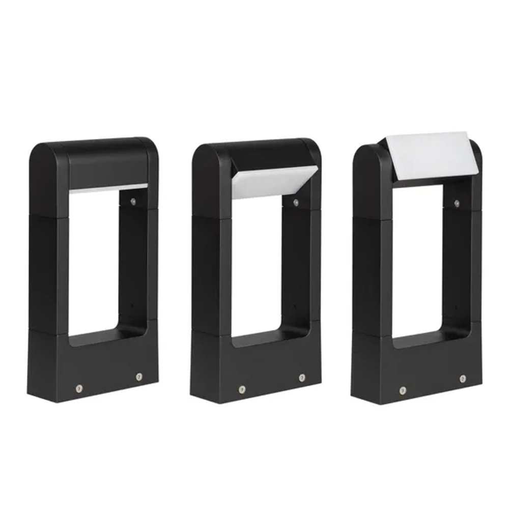 Светильник LGD-PATH-FRAME-ROTARY-H300-6W Warm3000 (BK, 111 deg, 230V) (Arlight, IP65 Металл, 3 года) 020344(1)