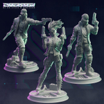 Миниатюры Киберпанк Cyberpunk 32мм 75мм