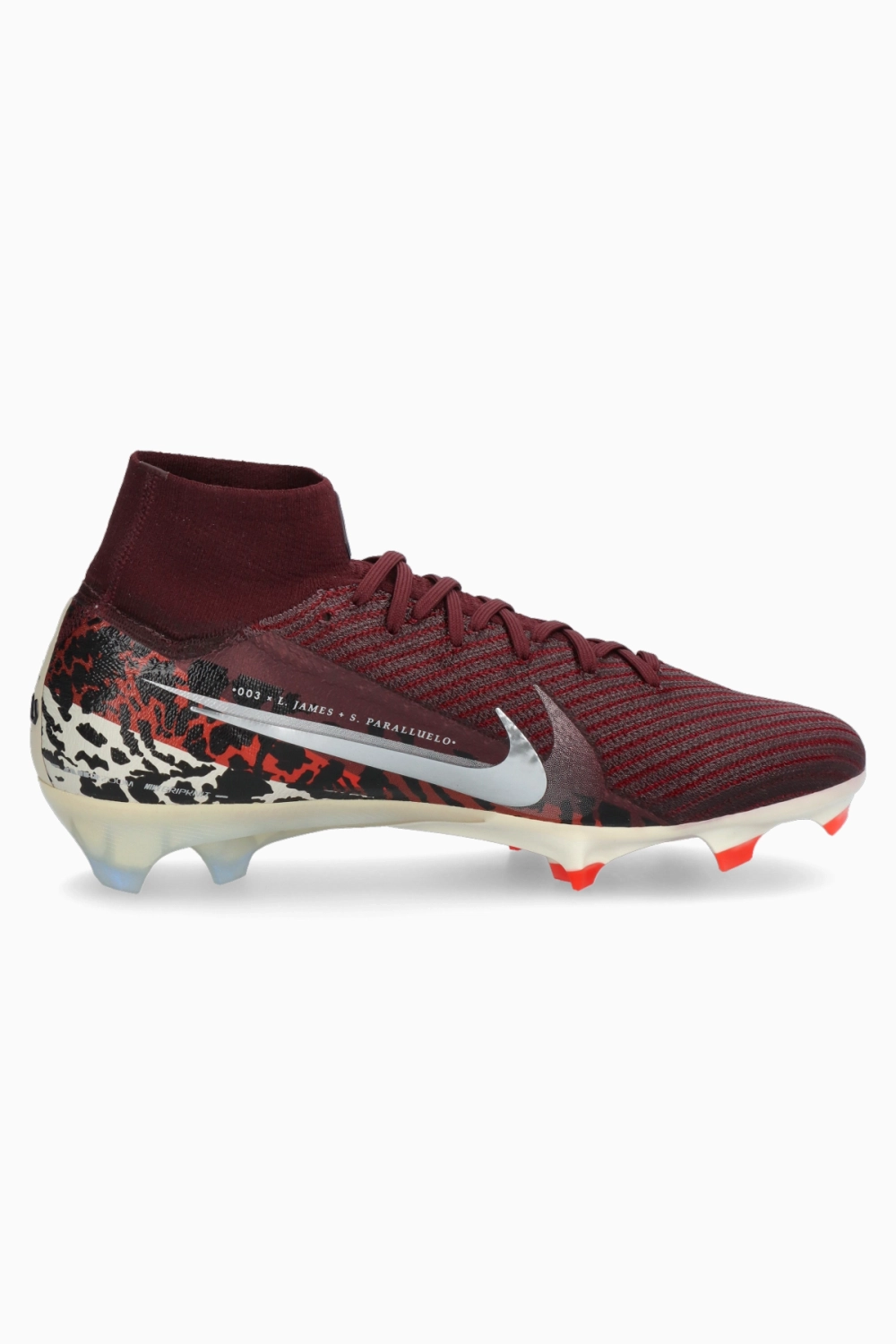 Бутсы Nike Zoom Mercurial Superfly 10 Elite FG - бордовый