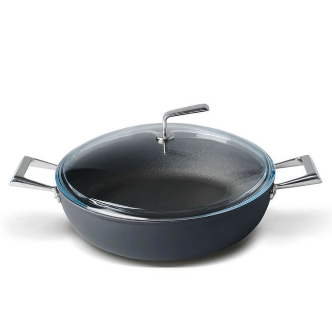 Сотейник с крышкой TVS Materia 28 см