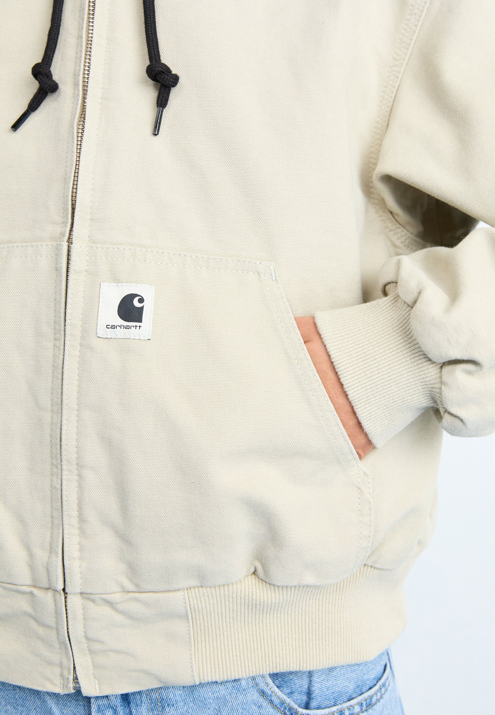 Carhartt WIP Демисезонная куртка - Флер де Сель/молоко