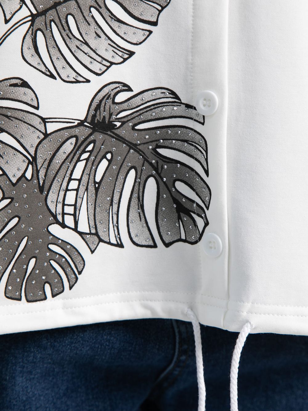 Блуза Экзотика (белая) Б15424-18М LT Collection