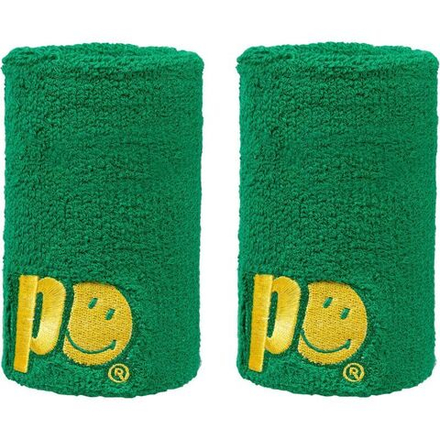 Теннисные напульсники Prince X Smiley Wristband Long 2P - green