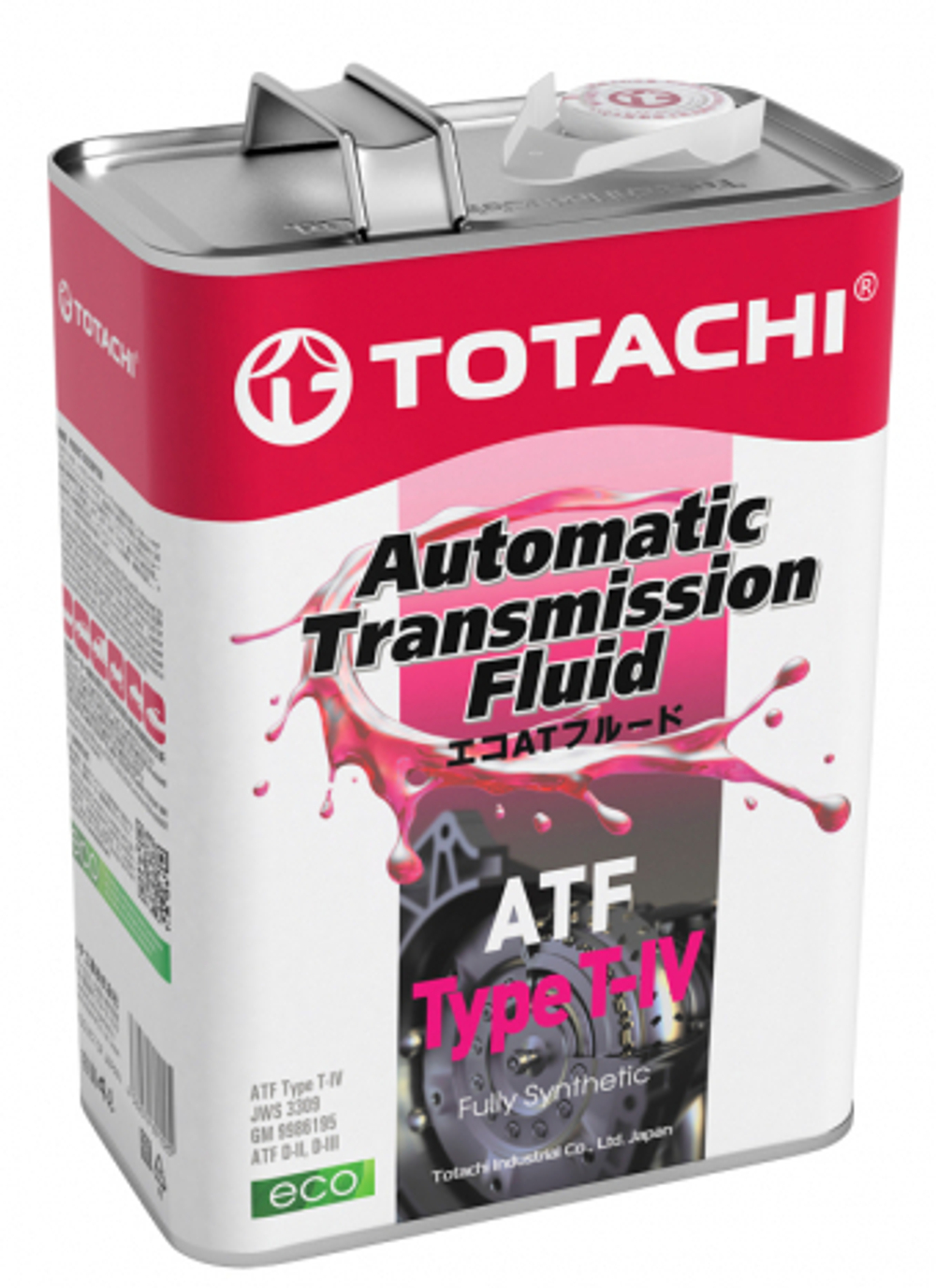 TOTACHI     ATF   TYPE  T- IV      4л. Масло трансмиссионное