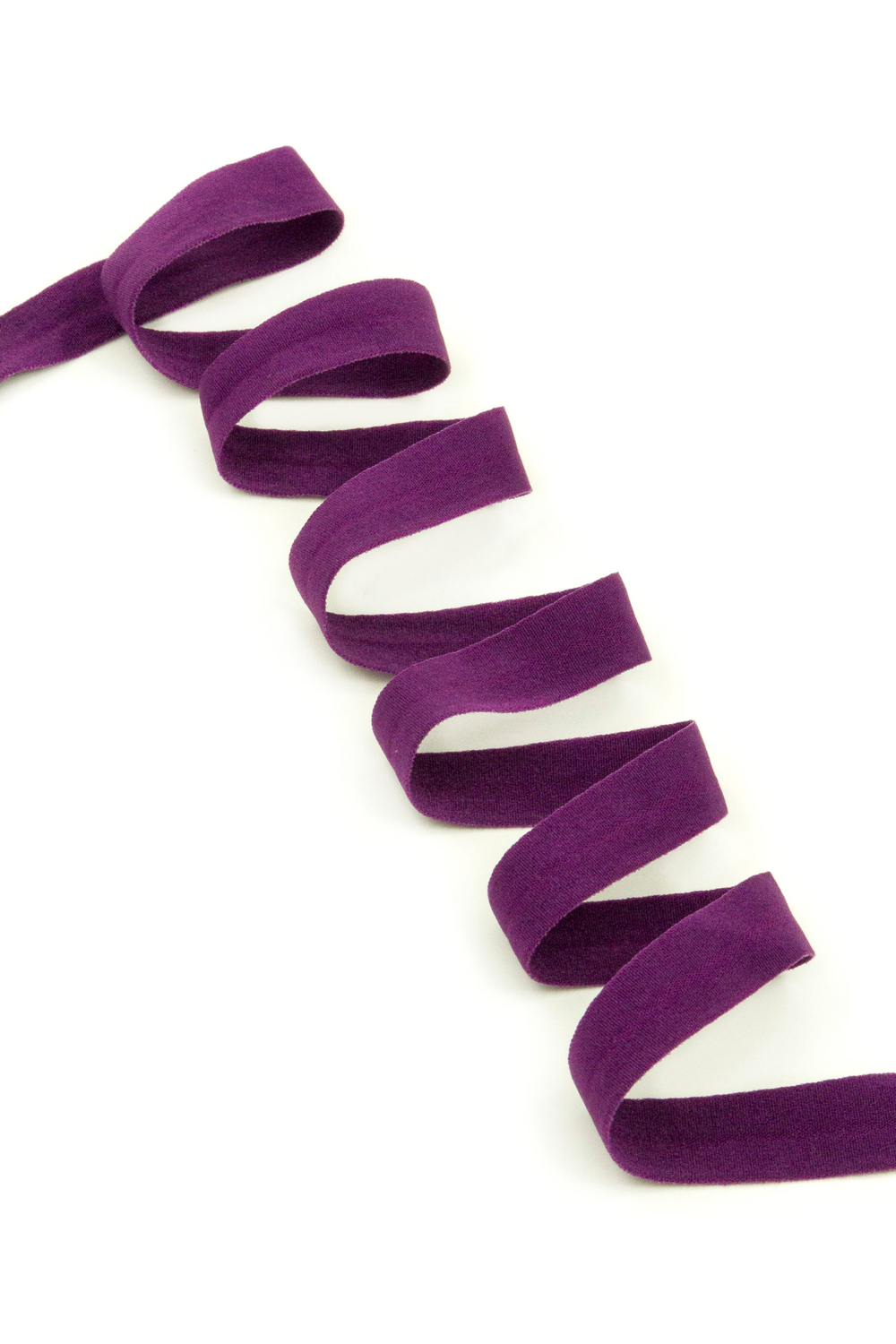 Бейка эластичная 15 мм матовая фиолетовая