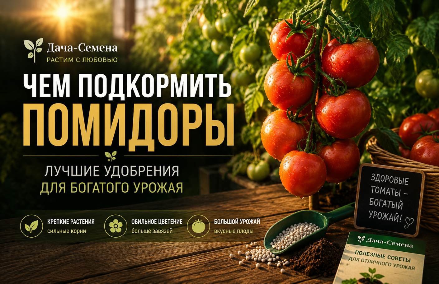 Чем подкормить помидоры: лучшие удобрения для богатого урожая