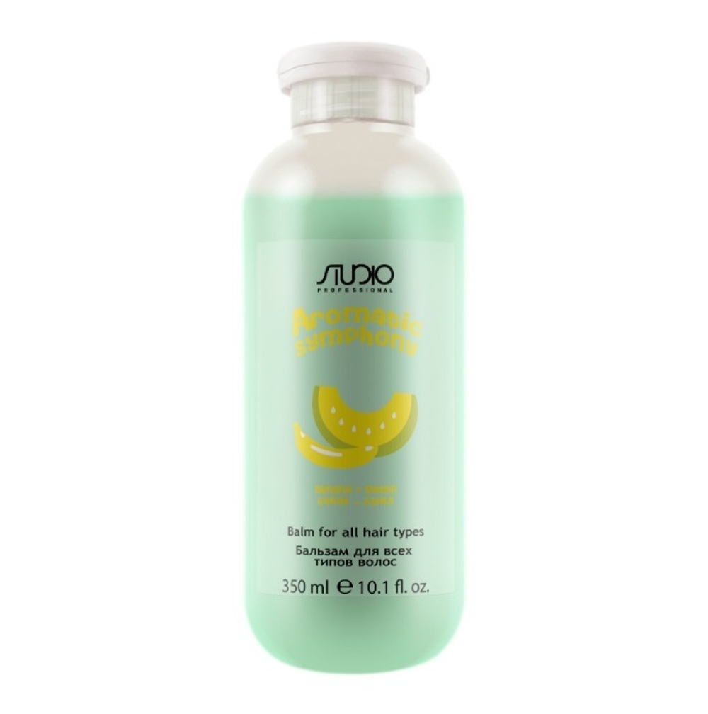Kapous Studio Professional Aromatic Symphony Бальзам Банан и дыня, для всех типов волос, 350 мл