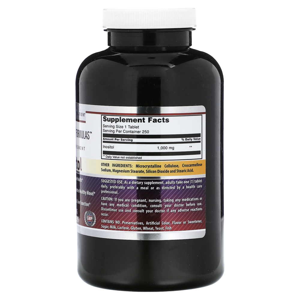 Amazing Nutrition, Инозитол, 1000 мг, 250 таблеток
