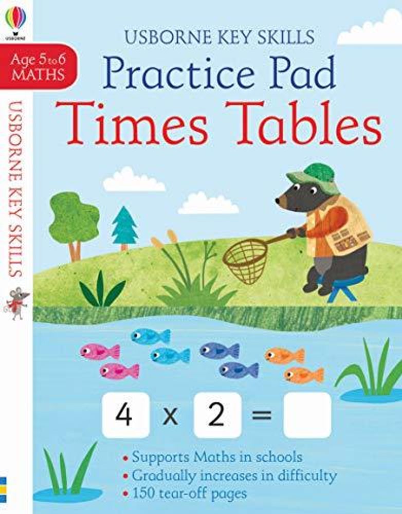 Times Tables Practice Pad age 5-6