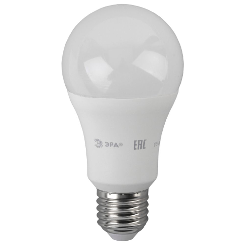 Лампа светодиодная ЭРА STD LED A60-17W-860-E27 17Вт груша холодный дневной свет Е27 | Лампы cветодиодные Груша (A)