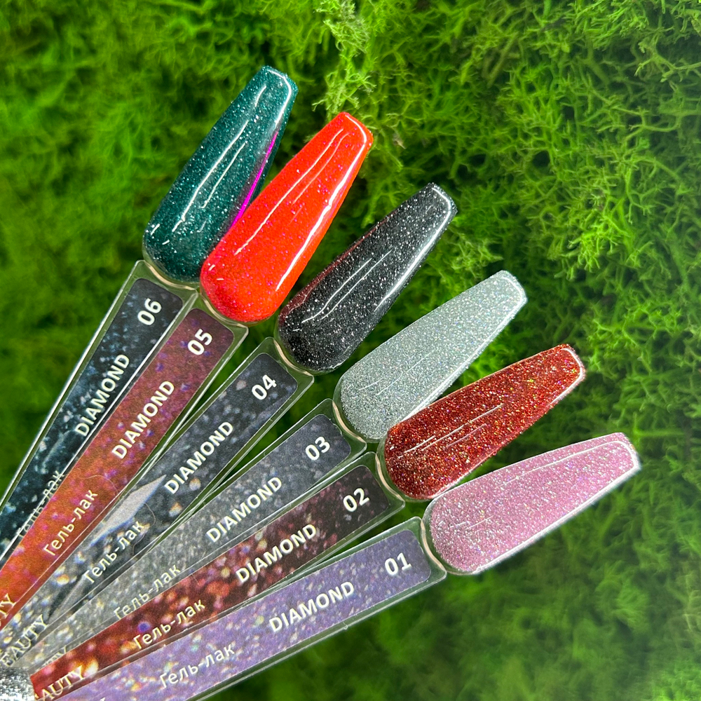 ICEbeauty Гель-лак Diamond 01, 10 мл