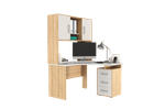 Лайт-2 Стол компьютерный 1200 угловой (дуб сонома/белый), (графит/дуб крафт золотой), (дуб крафт золотой/белый), (кашемир/дуб крафт золотой)