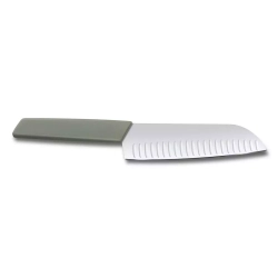 Victorinox - Нож Swiss Modern 17см Сантоку оливковый / артикул   6.9056.17K6B  / GTIN 7611160092458