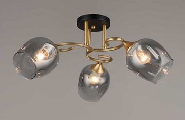 4615/3 BK+GD (4) Люстра (RL)