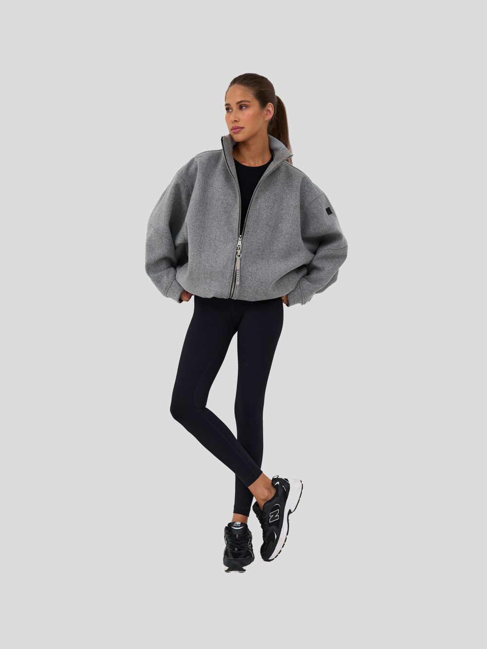 Пальто Crop Penhaligon Grey