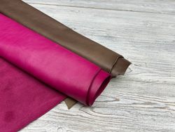 Лот Ecopell Grey+Fuxia (1,4-1,6 мм), натуральная кожа