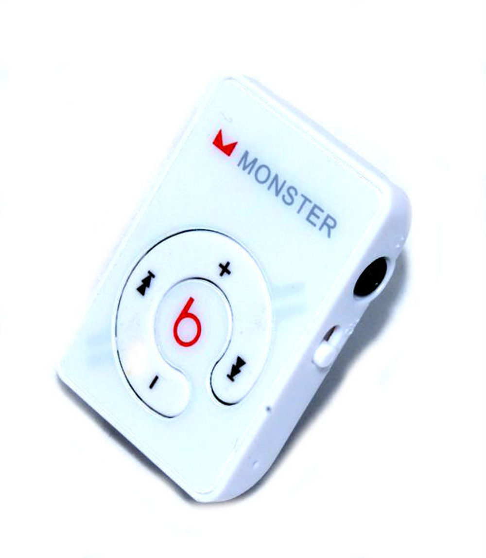 Плеер MP3 Monster Bass (белый)