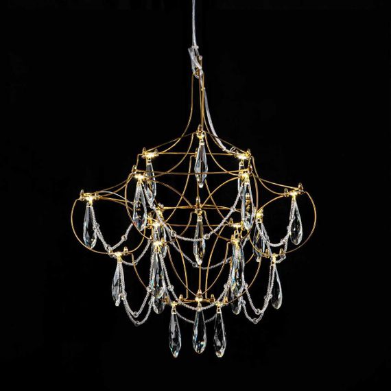 Подвесная светодиодная люстра Modelux Premium ML.5601.400P BS