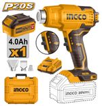 Фен аккумуляторный 20В 1хАКБ 4Ач и ЗУ SUPER INGCO HGLI20025 INDUSTRIAL