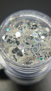 Блестки шестигранники для дизайна ногтей №14