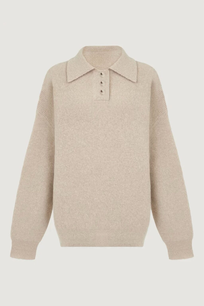 Поло с пуговицами