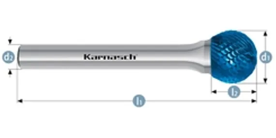 Метчик машинный LENZ M6х1 мм, HSSE/TiN, ISO 529, арт. LZGM-0506