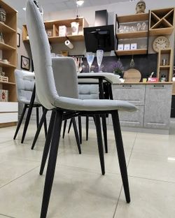 Стул Кент (сиденье Seven-324/опоры круглые черные), СтолАрт