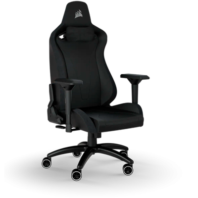 CORSAIR TC200 Leatherette Gaming Chair, Standard Fit - Black