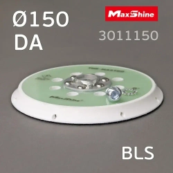 Подошва 150мм MaxShine DA для Schtaer-02, BLS, Varis с липучкой средней жесткости, 17 отв. эксцентриковой полировальной и шлифовальной машинки