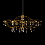 Подвесная светодиодная люстра Loft It Mira 10586/900 Gold Asfour