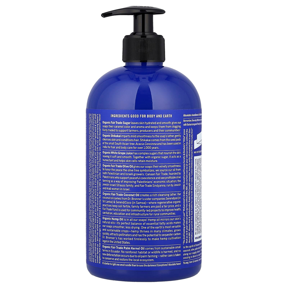 Dr. Bronner's, 4-in-1 Organic Sugar Soap, Peppermint, 24 fl oz (710 ml)